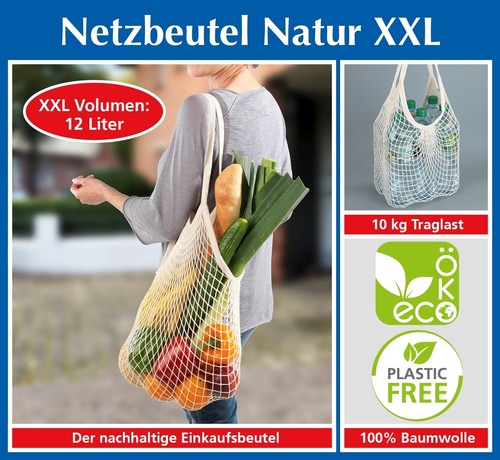 Wenko netzbeutel natur xxl - wenko,