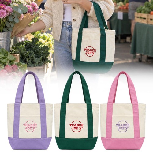 Bunte canvas tragetasche - bunte, mit