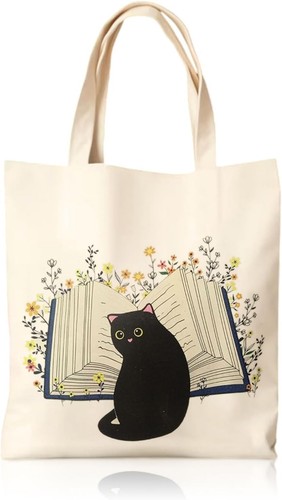 Katzen-Canvas-Tragetasche