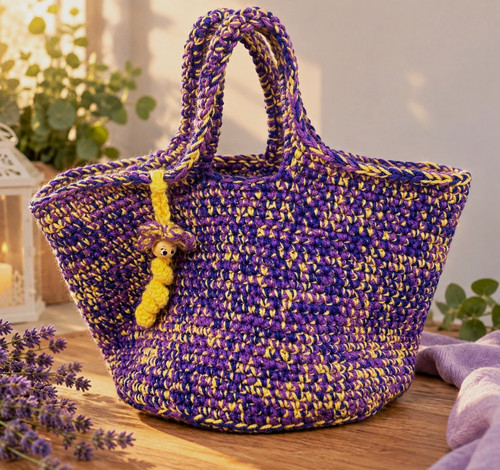 Handgehäkelte tasche - handgehäkelte,
