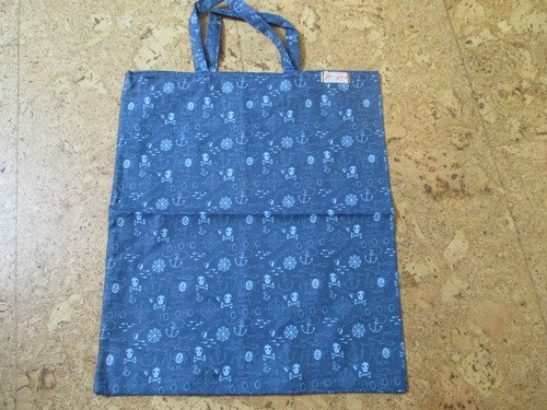 Stofftasche blau mit - blau,